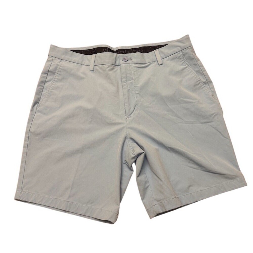 Vineyard Vines Golf Shorts Men's Light Blue Size 36 Stretch